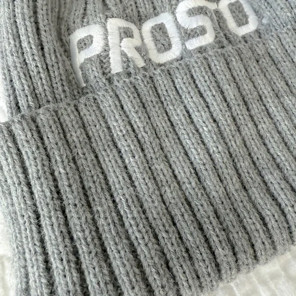 Popular Polish Brand PROSTO - Gray Knit Beanie - Picture 6 of 6